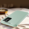 Flip tok Samsung Galaxy S25 Edge, Smart View Wallet, zöld