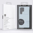 NILLKIN tok Samsung Galaxy S23 Ultra, szilikon CamShield tok MagSafe-hoz, kék