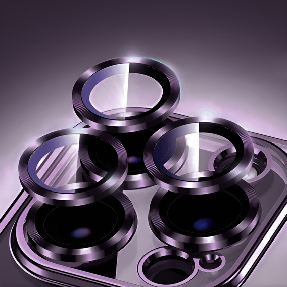 Tok iPhone 16 Pro-hoz, Electro MagSafe, lila + üveg a képernyőhöz