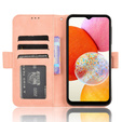 Pattintható tok a Samsung Galaxy A15 4G / 5G, Card Slot, rózsaszín