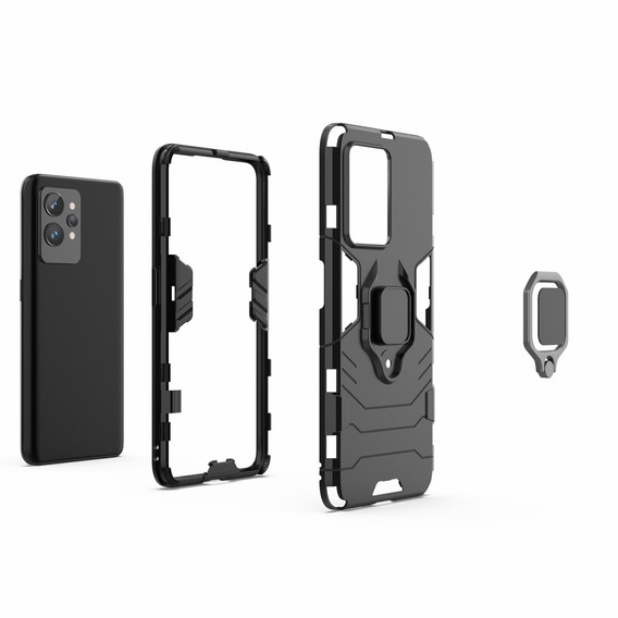 Telefontok a Realme GT2 Pro, Kickstand Ring, fekete