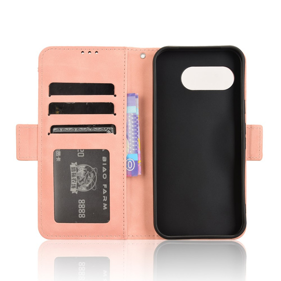 Pattintható tok a Google Pixel 9A, Card Slot, rózsaszín
