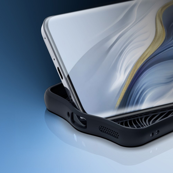 DuxDucis tok Honor Magic 6 Pro 5G, Aimo case, átlátszó / fekete