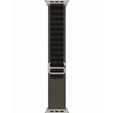Pasek nylonowy do Apple Watch 1/2/3/4/5/6/7/8/SE/ULTRA 42/44/45/49 MM, Czarny / Zielony