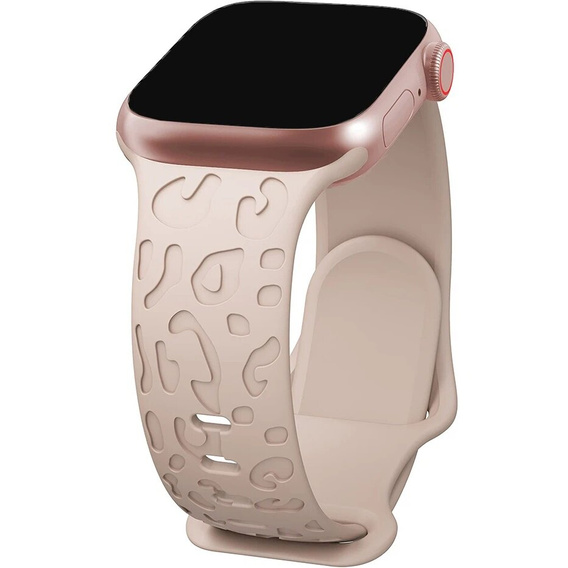 Szilikon szíj az Apple Watch 1/2/3/4/4/5/6/7/8/9/10/SE 38/40/41/42mm-es órájához.