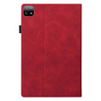 Tok Xiaomi Pad 6, Classic, tolltartóval, piros