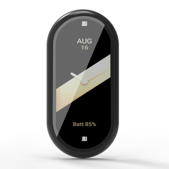 2in1 tok + edzett üveg a Xiaomi Smart Band 10 / 9 / 8-hoz, fekete