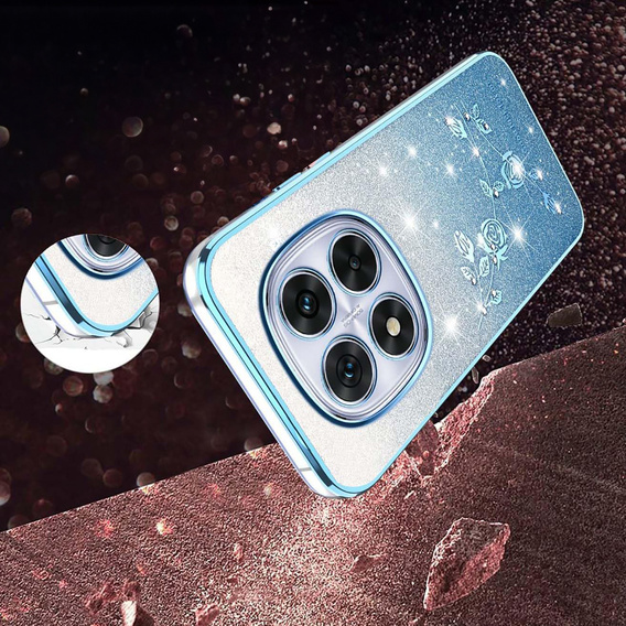 Glitter Flower tok a Xiaomi Redmi Note 15 Pro Plus 5G / Poco M8 Pro 5G készülékhez