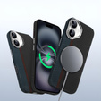 Tok iPhone 16, Carbon Fiber MagSafe, fekete / kék
