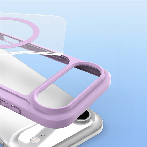 Dux Ducis tok iPhone Air, Skin X Pro, pánttal, MagSafe, lila, iPhone Air, Skin X Pro, MagSafe, lila