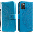 Pattintható tok a Xiaomi Redmi 10, Mandala, kék