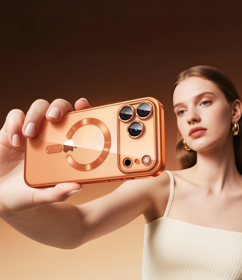 Mágneses tok lencsevédelemmel iPhone 17 Pro Max készülékhez