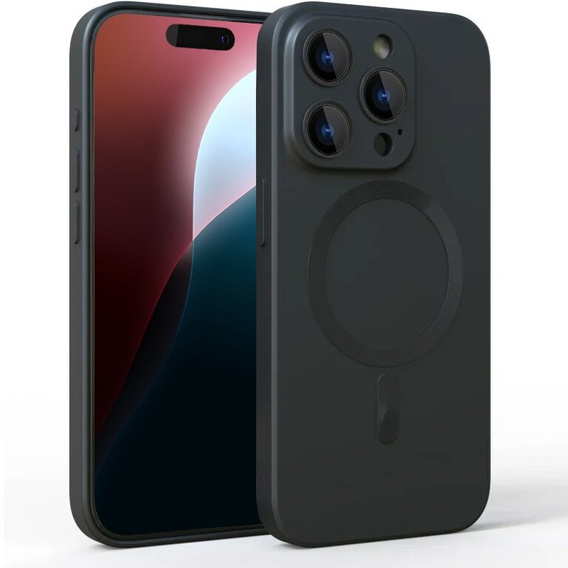 Tok iPhone 16 Pro-hoz, ColorMag, MagSafe-hoz, fekete