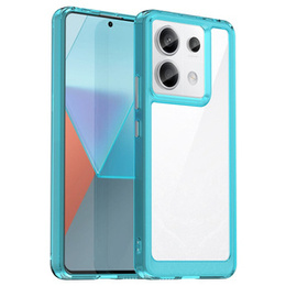 Telefontok a Xiaomi Redmi Note 13 Pro 5G, Fusion Hybrid, átlátszó / kék