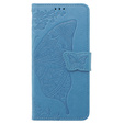 Pattintható tok a Xiaomi Poco X6 Pro 5G, Butterfly, lila