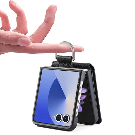 Tok kártyafoglalattal és gyűrűvel a Samsung Galaxy Z Flip7 készülékhez