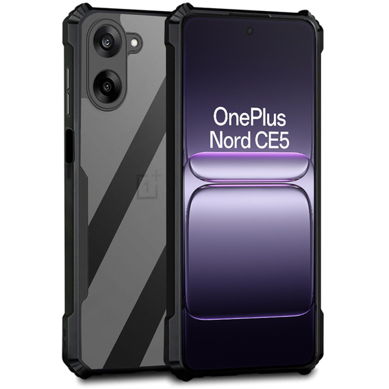 Telefontok a OnePlus Nord CE5, AntiDrop Hybrid, fekete