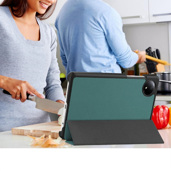 Tok Xiaomi Redmi Pad SE 8.7, Smartcase, zöld