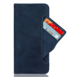 Pattintható tok a Samsung Galaxy M15 5G, Card Slot, sötétkék