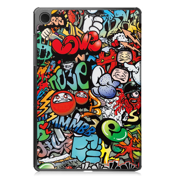 Tok Samsung Galaxy Tab A9+, Smartcase, graffiti