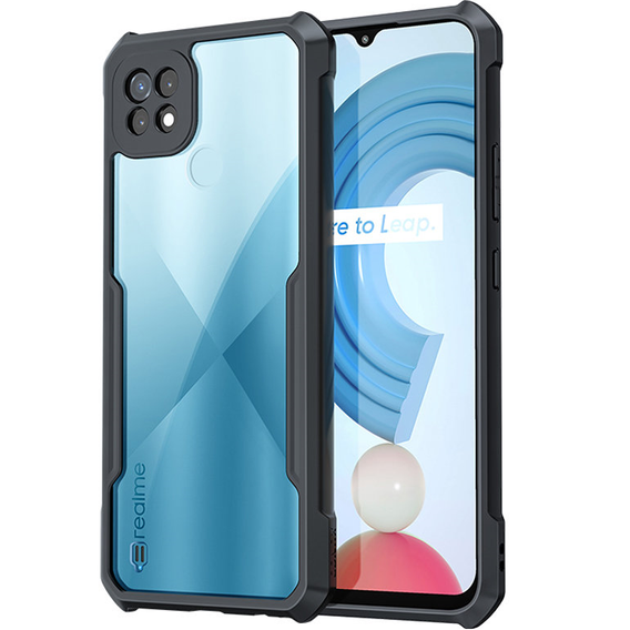 Telefontok a Realme C21, AntiDrop Hybrid, fekete