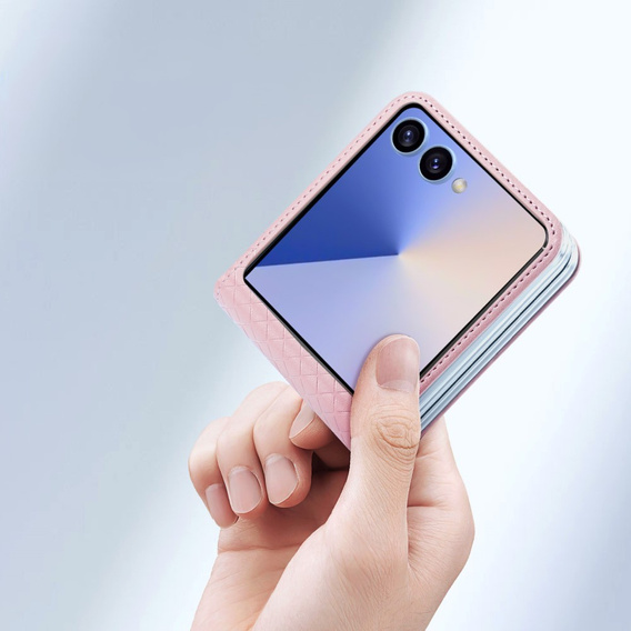 Tok Dux Ducis Samsung Galaxy Z Flip7 5G, Bril, rózsaszín