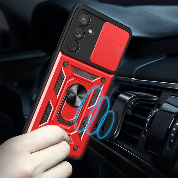 Telefontok a Samsung Galaxy A16, CamShield Slide, piros