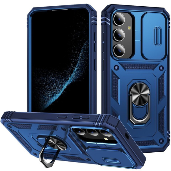 Telefontok a Samsung Galaxy S24+ Plus, CamShield Slide, kék