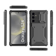 Tok Samsung Galaxy S24, ERBORD Rugged Case, fekete
