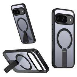 Fusion hibrid tok Google Pixel 10 / 10 Pro készülékhez, MagSafe, állvánnyal, fekete