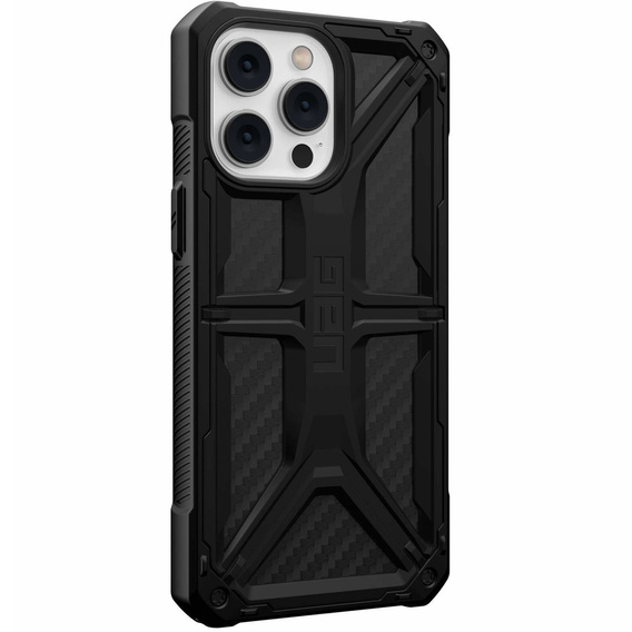 Tok Urban Armor Gear iPhone 14 Pro Max, Monarch, carbon fekete