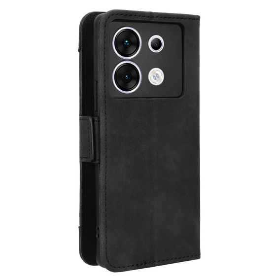 Pattintható tok a Infinix Zero 30 5G, Card Slot, fekete