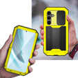 Páncélozott tok a Samsung Galaxy S25+ Plus, R-JUST, sárga