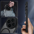 Tok Oppo Find X8 Pro-hoz, MagSafe, ERBORD Matt Case, fekete