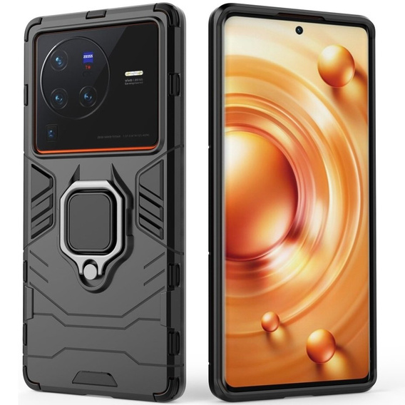 Telefontok a Vivo X80 Pro 5G, Kickstand Ring, fekete