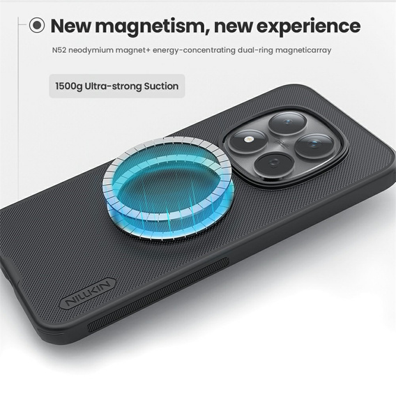 NILLKIN Frosted Shield Pro mágneses tok Xiaomi Redmi Note 15 Pro 5G készülékhez