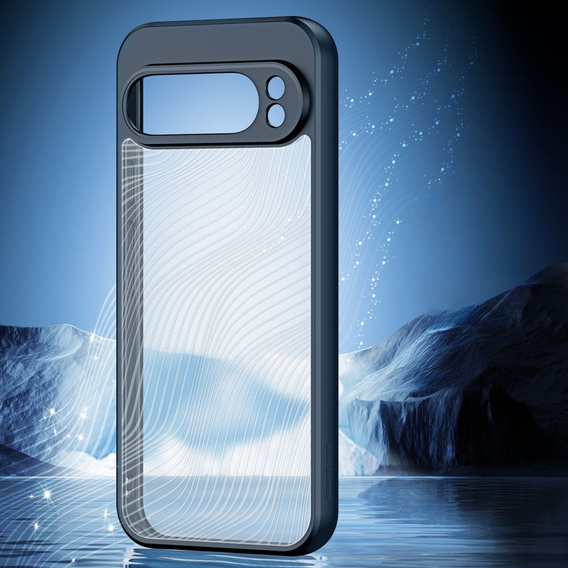 DuxDucis tok Google Pixel 9 Pro XL, Aimo case, átlátszó / fekete