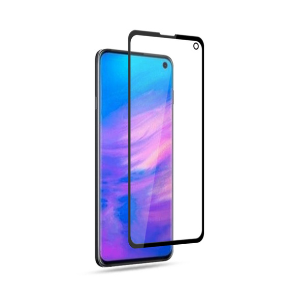 Mocolo Full Glue edzett üveg a következőkhöz Samsung Galaxy S10E, fekete keret
