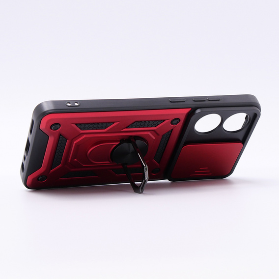 Telefontok a Oppo A78 4G, CamShield Slide, piros