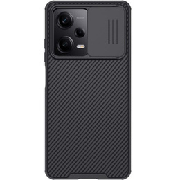 Tok Xiaomi Poco X5 Pro 5G, páncélozott Nillkin, CamShield Pro, fekete