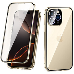 Tok iPhone 16 Pro Max, Magnetic Dual Glass, arany