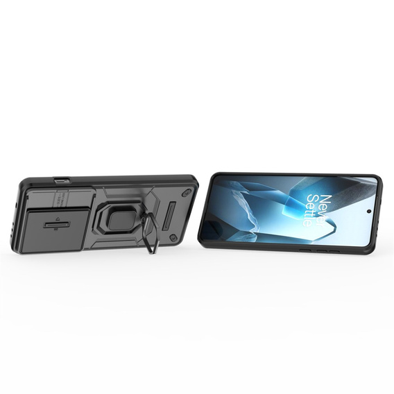 Telefontok a OnePlus 13, KickStand Camera Lens, fekete
