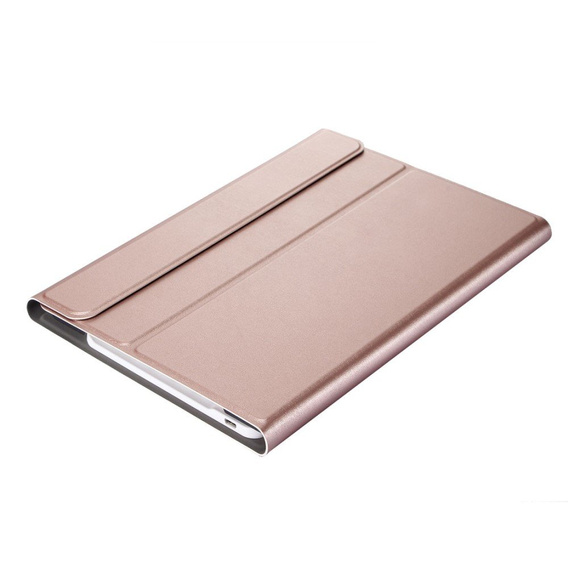 Tok + billentyűzet Samsung Galaxy Tab Tab S7/S8 T870 T875, rózsaszín rose gold