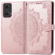 Pattintható tok a Motorola Moto E14, Mandala, rózsaszín