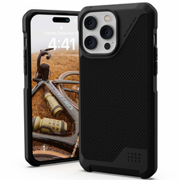 Urban Armor Gear Telefontok a iPhone 14 Pro Max, Metropolis LT MagSafe Fibr Armr, fekete