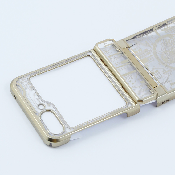 Tok Samsung Galaxy Z Flip 5 5G, Mechanical Legend, arany