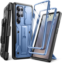 Robusztus tok Samsung Galaxy S25 Ultra készülékhez – Tongate MECH sorozatú klip, fekete