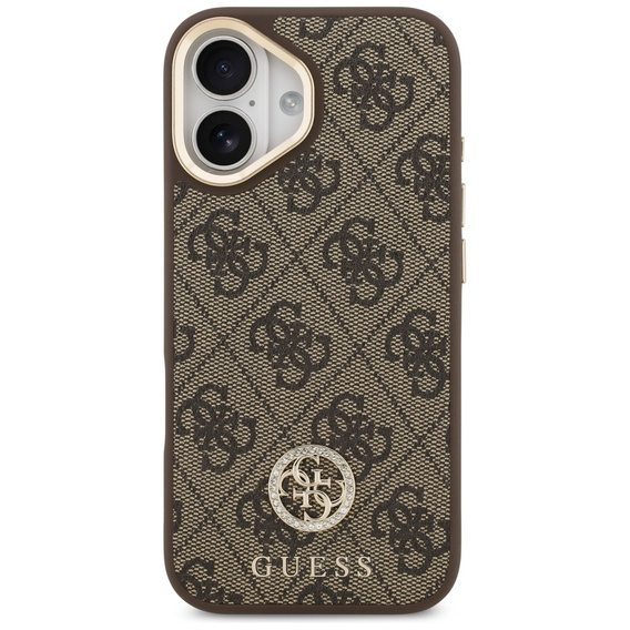 GUESS 4G Strass Logo MagSafe tok pánttal iPhone 17-hez