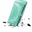 Pattintható tok a Motorola Moto G24 / G24 Power / G04, Mandala, zöld