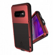 Love Mei Telefontok a Samsung Galaxy S10+ Plus, armored with glass, piros